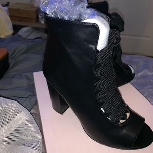 Lace up booties size 7.5